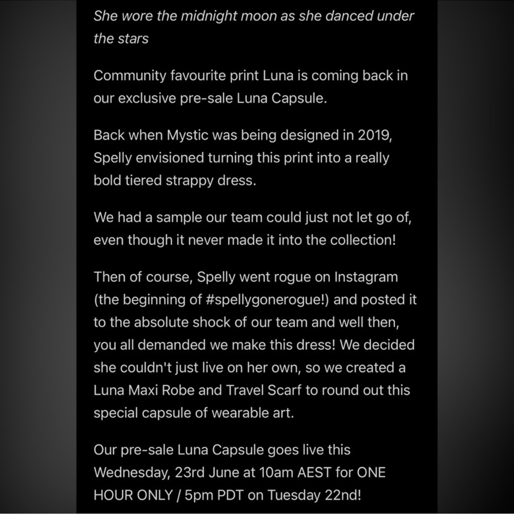 🦄🌙💜 Spell & the Gypsy Collective Luna Gown!! M - Picture 6 of 9